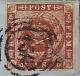 1863 LETTER DENMARK Michel Nr. 9  4 Sk. Roulette Used ; Details & Conditions See 4 Scans ! LOT 125 - Lettres & Documents