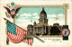 PC CPA US, IL, SPRINGFIELD, STATE CAPITOL, EMBOSSED LITHO POSTCARD (b6528) - Springfield – Illinois