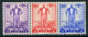SWITZERLAND 1936 Pro Patria Ex Block MNH / **. Michel A294-296 - Nuovi