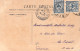 Nouvelle Calédonie - 2 Timbres émis En 1922-28 Mais Oblitération Arrivée En 1907 - Carte Postale Ancienne - Nieuw-Caledonië