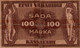 ESTONIA 100 MARKA SERIES II, 1919  / 48 B - Estonie