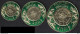 BHUTAN UNISSUED 1966 "GOLD COIN" SET OF 3 W/ MAJOR PRINTING ERROR IN VALUE, UNISSUED, As Per Scan - Errori Sui Francobolli