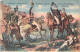 Personnage Historique - Napoléon - Waterloo - Rencontre De Wellington Et Blucher  - Carte Postale Ancienne - Personnages Historiques
