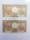 2 Billets 50 Francs  Belgique 1956 - [ 9] Collections