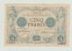 5 Francs Noir Avril 1873 Taureau    Réf. F 01/17 - 5 F 1871-1874 ''Noir''