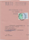 32254# BANDE IMPRIME NATO REVIEW BRUSSEL BRUXELLES HAUTE AUTORITE CECA LUXEMBOURG COMMUNAUTE EUROPEENNE CHARBON ACIER - Covers & Documents