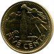 5 CENTS 1997 BARBADOS Coin UNC #M10327.U - Barbados