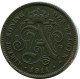 2 CENTIMES 1911 BELGIEN BELGIUM Münze DUTCH Text #AX361.D - 2 Cent