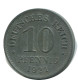 10 PFENNIG 1921 ALEMANIA Moneda GERMANY #AE405.E - 10 Pfennig