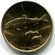 1 TOLAR 2001 SLOVENIA UNC Fish Coin #W10866.U - Slovenia