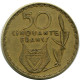 50 FRANCS 1977 RWANDA (RUANDA) Münze #AP929.D - Rwanda