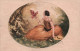 Illustrateur - Hardy - Femme Avec Un Oiseau - Carte Postale Ancienne - - Hardy, Florence