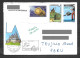 Luxembourg Cover With Recent Stamps & Heart Cancellation Sent To Peru - Gebraucht