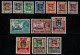 Ref 1606 -  KGVI 1947 Burma Set Overprinted SERVICE - Mounted Mint SG 041-50 - Birmanie (...-1947)