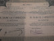 S.A. Automobilul Bucuresti - L'Automobile Bucarest - Actiune De Fondator La Purtator - 17 Februarie / 2 Martie 1909. - Auto's