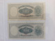 2 Billets 1000 Lires 1947 - 500 Lire