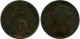 HALF PENNY 1887 UK GREAT BRITAIN Coin #AZ616.U - C. 1/2 Penny