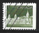 Canada 1987. Scott #938 (U) Parliament (East Block) - Timbres Seuls