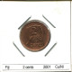 2 CENTS 2001 FIJI Coin #AS412.U - Fidji
