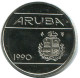 10 CENTS 1990 ARUBA Coin (From BU Mint Set) #AH072.U - Aruba