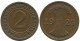 2 RENTENPFENNIG 1923 A DEUTSCHLAND Münze GERMANY #AD487.9.D - 2 Renten- & 2 Reichspfennig