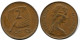 2 CENTS 1982 FIJI Coin #BA155.U - Fidji