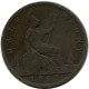 HALF PENNY 1862 UK GREAT BRITAIN Coin #AZ643.U - C. 1/2 Penny