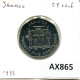 25 CENTS 1993 JAMAÏQUE JAMAICA Pièce #AX865.F - Giamaica