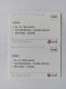China Shaoxing Metro One-way Card/one-way Ticket/subway Card,2 Pcs - Monde