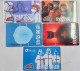 China Hainan Subway Card,Fighting COVID-19 Memorial Card，5 Pcs - Monde