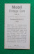 Trading Card - Mobil Vintage Cars - (6,8 X 3,8 Cm) - 1929 Panhard 40-50 HP - N° 20 - Motoren