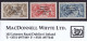 Ireland 1922 Dollard Rialtas4-line Overprint In Black Set Of 3 Mint Unmounted, Myatt Grafton Album Page - Ungebraucht