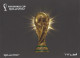 Argentina Messi Final Match Gold Trophy - Postcard Of Qatar 2022 FIFA World Cup Soccer Football With Stamp & FD Cancel - 2022 – Qatar