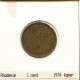 1 CENT 1970 RHODÉSIE RHODESIA Pièce #AS038.F - Rhodesien