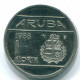 1 FLORIN 1986 ARUBA (NÉERLANDAIS NETHERLANDS) Nickel Colonial Pièce #S13650.F - Aruba