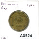 1 PESO 1991 DOMINICANA Pièce #AX524.F - Dominicaanse Republiek