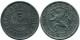 5 CENTIMES 1916 DUTCH Text BELGIUM Coin #BA416.U - 5 Centimes