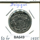10 FRANCS 1975 FRENCH Text BELGIUM Coin #BA649.U - 10 Francs