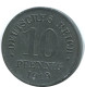 10 PFENNIG 1919 GERMANY Coin #AE406.U - 10 Pfennig