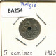 5 CENTIMES 1923 DUTCH Text BELGIUM Coin #BA254.U - 5 Cent