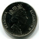 5 CENT 1997 BERMUDA Coin UNC #W11344.U - Bermudes