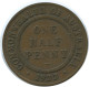 1/2 PENNI 1922 AUSTRALIA Moneda #AE791.16.E - ½ Penny