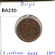 2 CENTIMES 1905 DUTCH Text BÉLGICA BELGIUM Moneda #BA230.E - 2 Cent