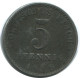 5 PFENNIG 1918 ALEMANIA Moneda GERMANY #AE315.E - 5 Rentenpfennig & 5 Reichspfennig
