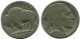 5 CENTS 1913-1938 USA Münze #AR261.D - 2, 3 & 20 Cents