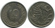 10 CENTS 1977 SINGAPUR SINGAPORE Münze #AR888.D - Singapour