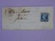 BR5 FRANCE  BELLE  LETTRE  1861 VERSAILLES  A  FALAIZE+N°14 + AFF. INTERESSANT+ - 1853-1860 Napoleon III