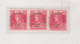 HUNGARY 1919 SZEGED SZEGEDIN Locals Mi 22 Strip Of 3 MNH - Emissioni Locali