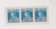 HUNGARY 1919 SZEGED SZEGEDIN Locals Mi 24 Strip Of 3 Hinged / MNH - Local Post Stamps