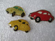 PIN'S    LOT  3    VOLKSWAGEN  COCCINELLE - Volkswagen